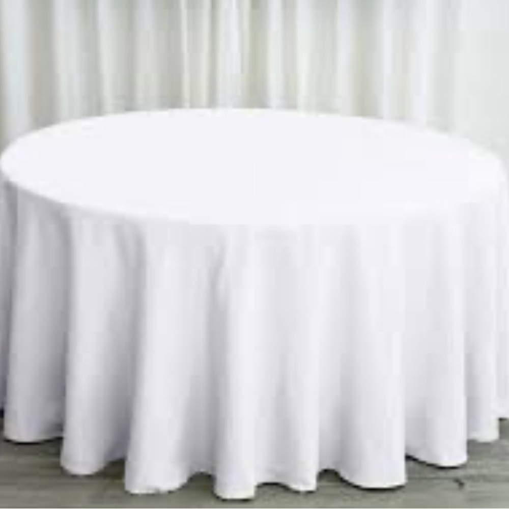 Elegant White Tablecloth